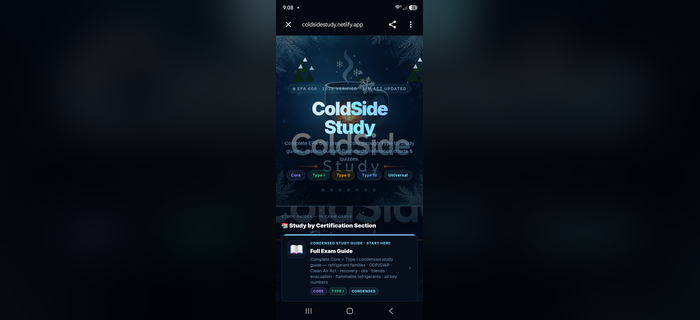ColdSide Study screenshot 3